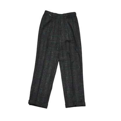 Flex Blue Plaid Wool Blend 2 Piece Suit & Trousers Uk Men's Size XL 46" W32 L32