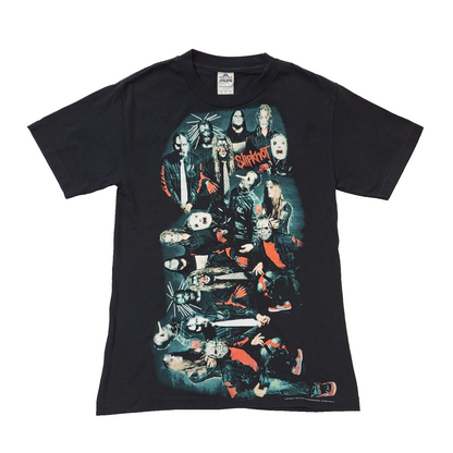 Alstyle Black Slipknot Vintage Crew Neck T-Shirt Men's Size Small