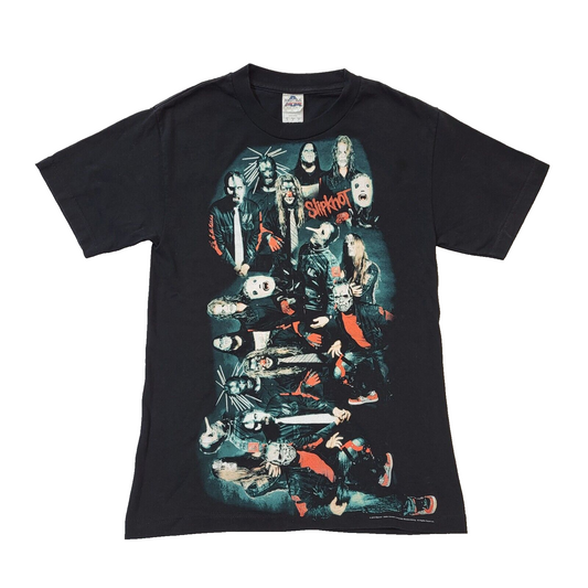 Alstyle Black Slipknot Vintage Crew Neck T-Shirt Men's Size Small