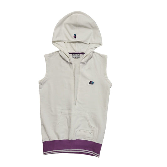 Reebok Vintage Y2K White Drawstring Hoodie Women's Size M