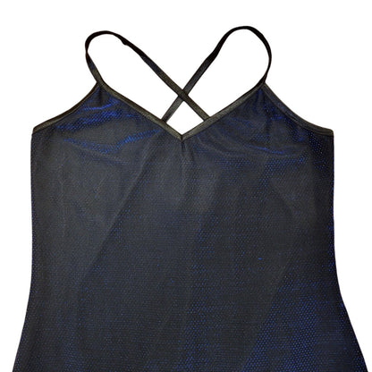 New Look 90s Vintage Dark Blue Dress Women's Size 14