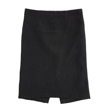 E-Basics 90s Vintage Black 2 Piece Skirt Suit Uk Women's Size 16 W34
