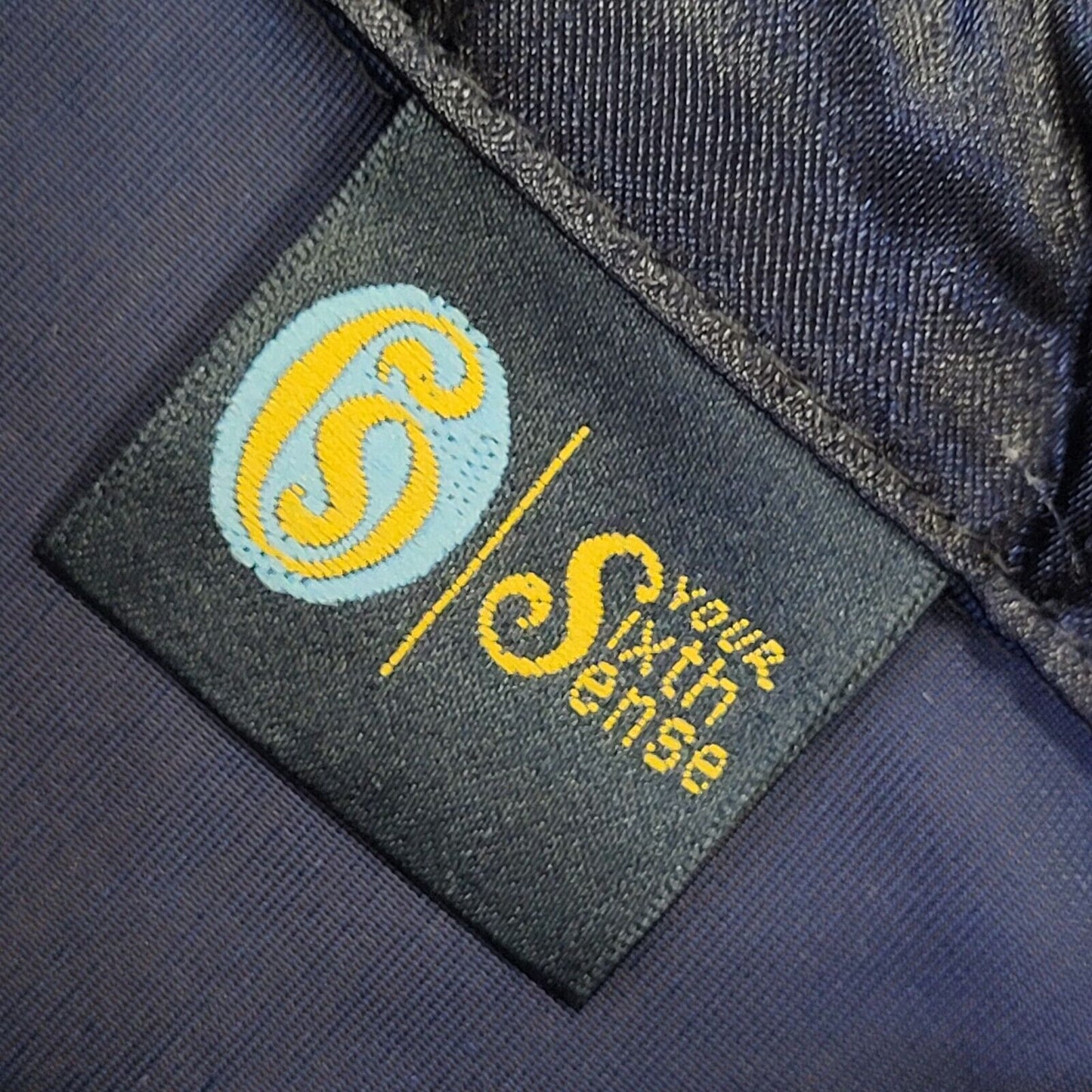 Sixth Sense Vintage 80's Blue Button Front Velvet Shirt  Uk Women's Size 18