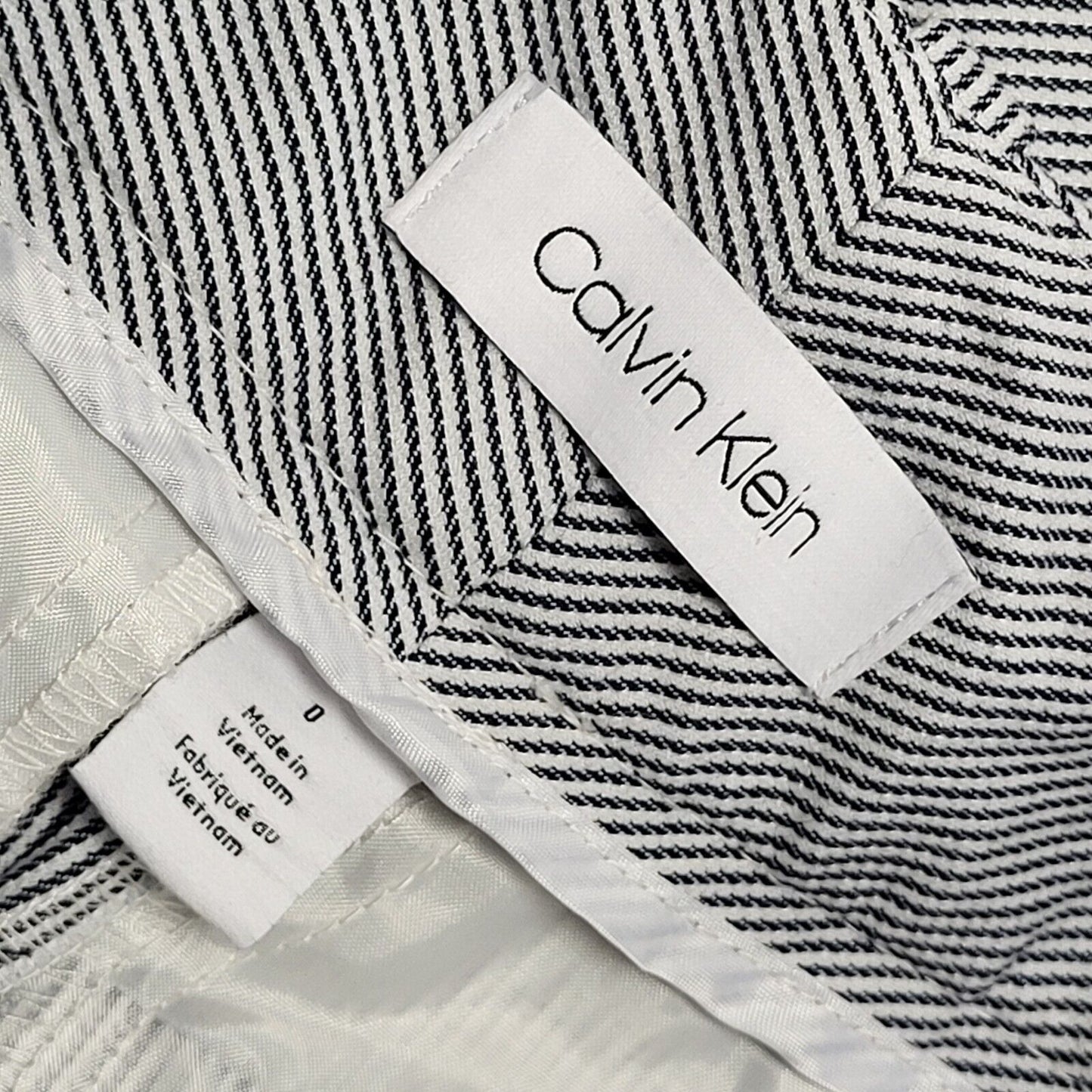 Calvin Klein Blue Striped Y2K Vintage Trousers Women's Size M 10 W28 L26