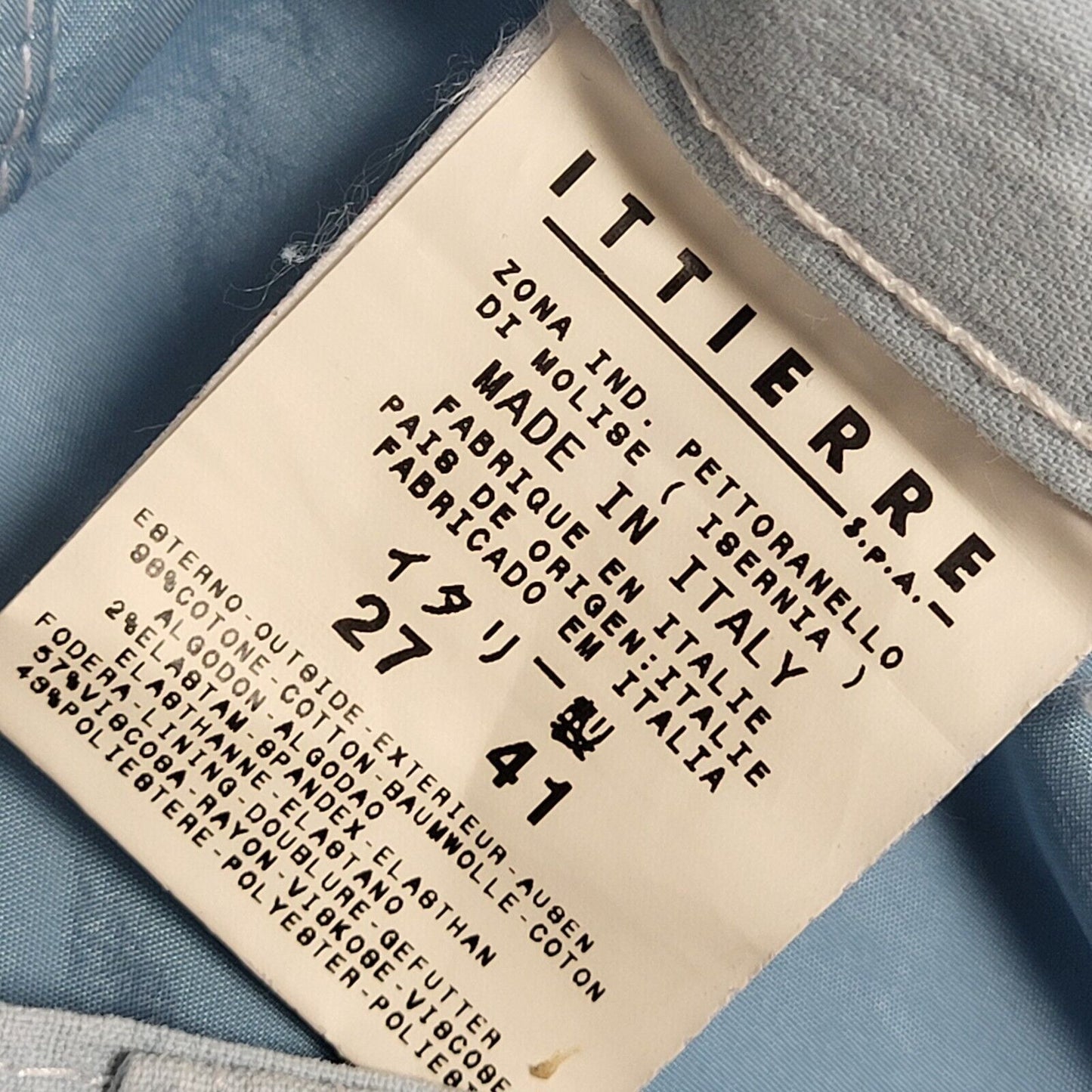 D&G Vintage 90's Light Blue Straight Leg Jeans Uk Women's Size 8 W27 L32