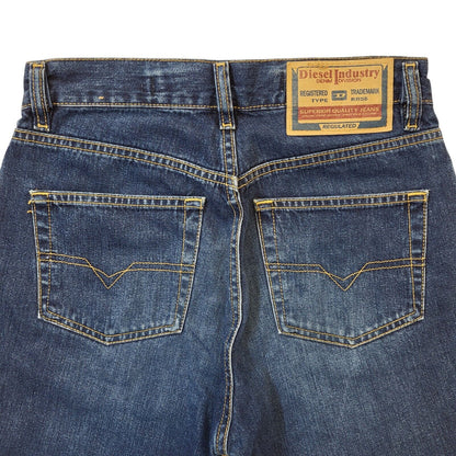 Diesel Y2K Vintage Blue Straight Leg Denim Jeans Women's Size 10-12 W29 L28