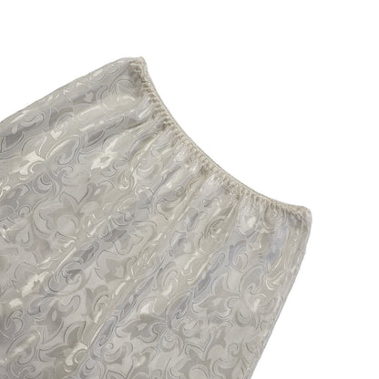 Vintage 80's Cream Slip Skirt  Lace Trim Womens UK 10 W28