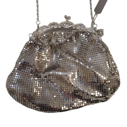 Newbridge Silver Metallic  Evening Party Cross Body Purse Bag