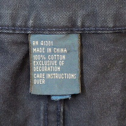 Ralph Lauren 90s Vintage Dark Blue Straight Denim Jeans Men's Size L W34 L30
