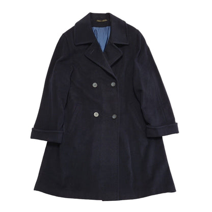 Marks & Spencer Vintage 90s Blue Button Rain Coat Women's Size 16