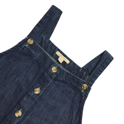 White Stuff Y2K Dark Blue Sleeveless Denim Dress Uk Women's Size 10 W28