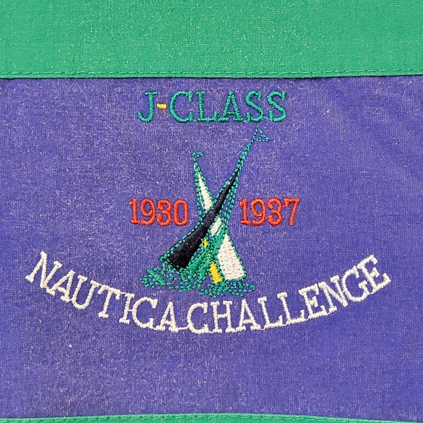 Nautica 90s Vintage Blue Zip Up Hooded Jacket Men's Size XL