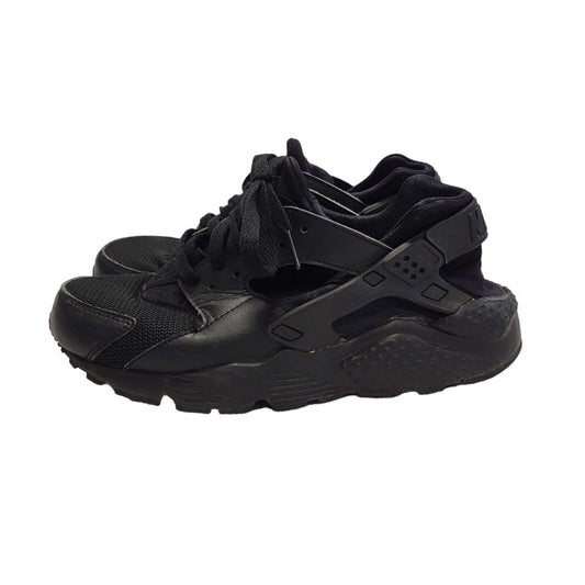 Nike Hurachi Black Lace-up Sports Casual Trainers Uk Boy's Size 6