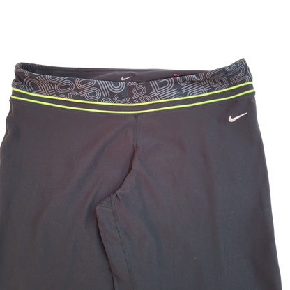 Nike Dri-Fit Black Bootcut Sports Trousers Women's Size XL/XXL W32/34 L31