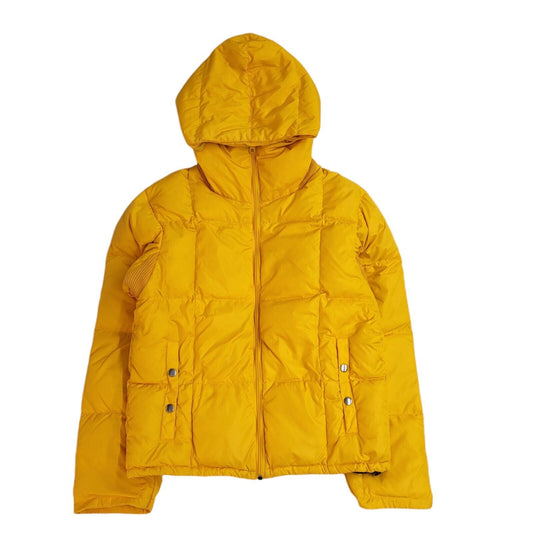 American Scene Vintage 90's Yellow Full Zip Hooded Jacket UK Men's Size S