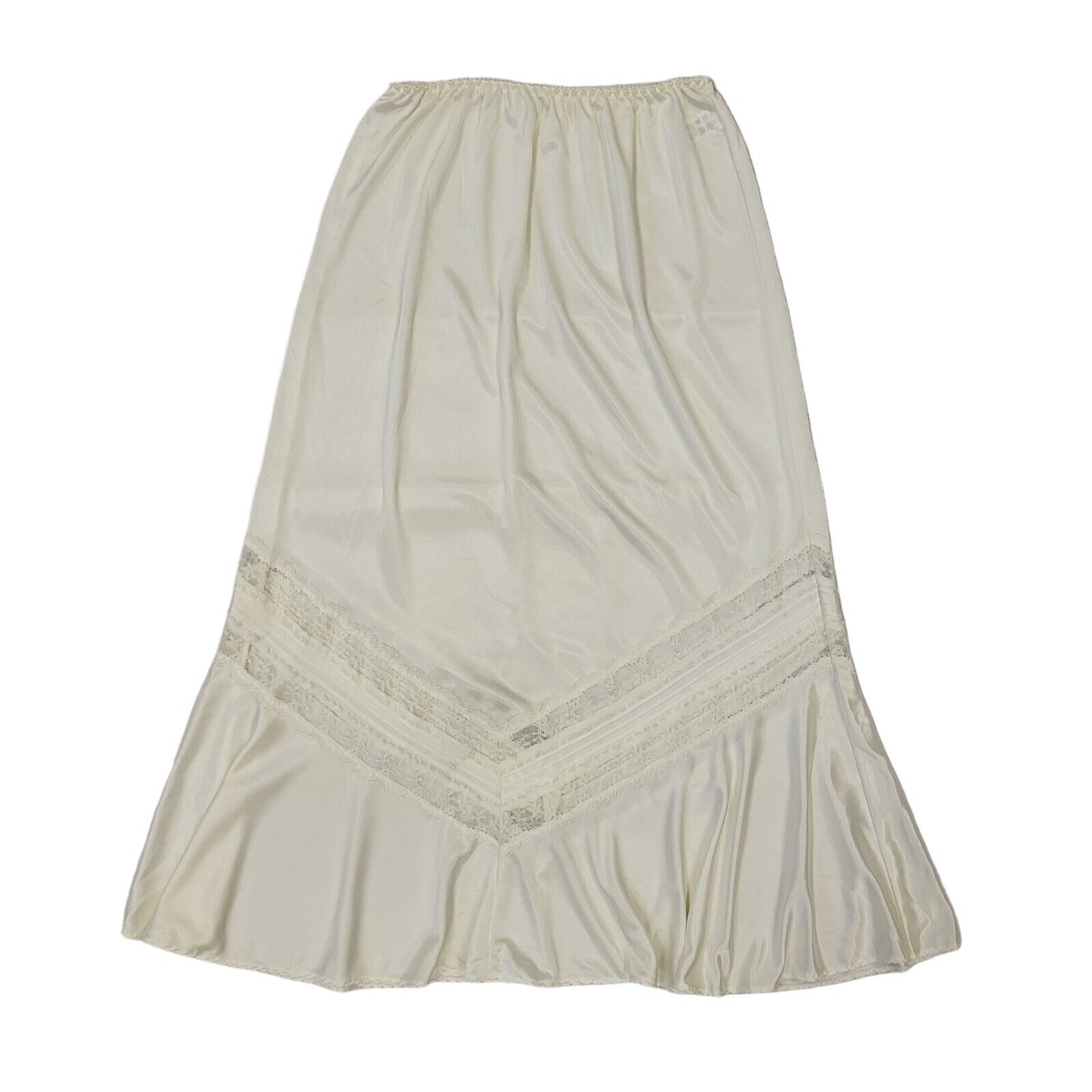 St Michael Vintage 70's White Under Skirt Uk Women's Size 10-12