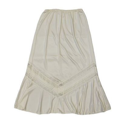 St Michael Vintage 70's White Under Skirt Uk Women's Size 10-12