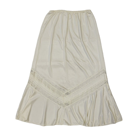 St Michael Vintage 70's White Under Skirt Uk Women's Size 10-12