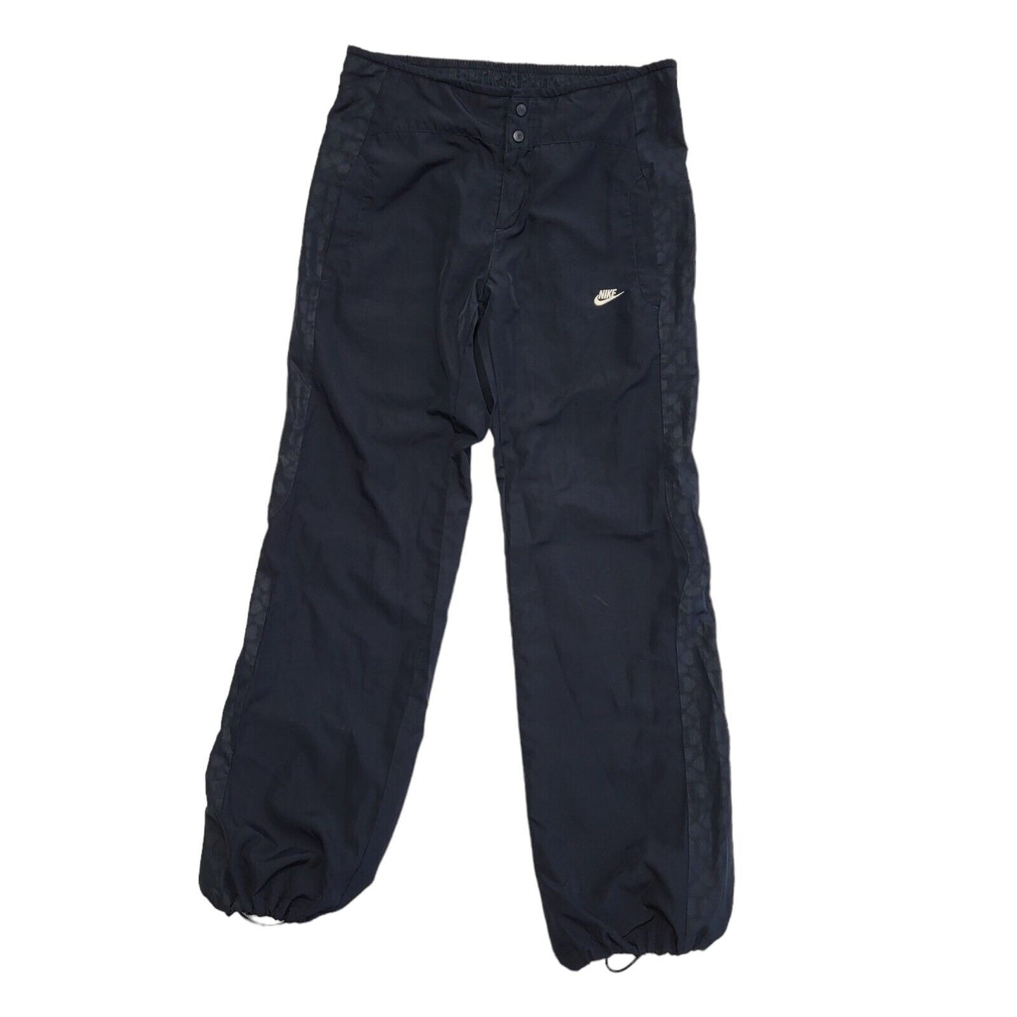 Nike Vintage Y2K Blue Tapered Tracksuit Pants Womens UK M W32 L31
