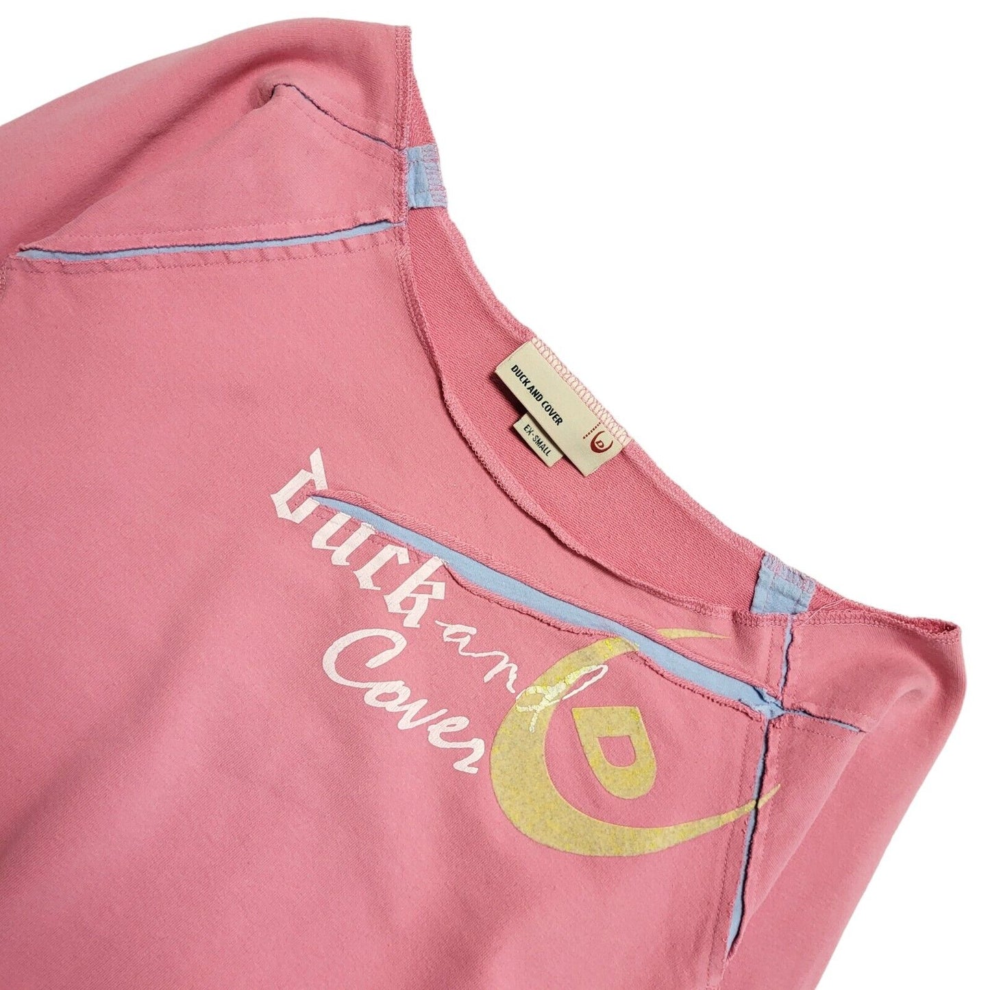 Duck & Cover Y2K Vintage Pink Sweatshirt Uk Women's Size XS