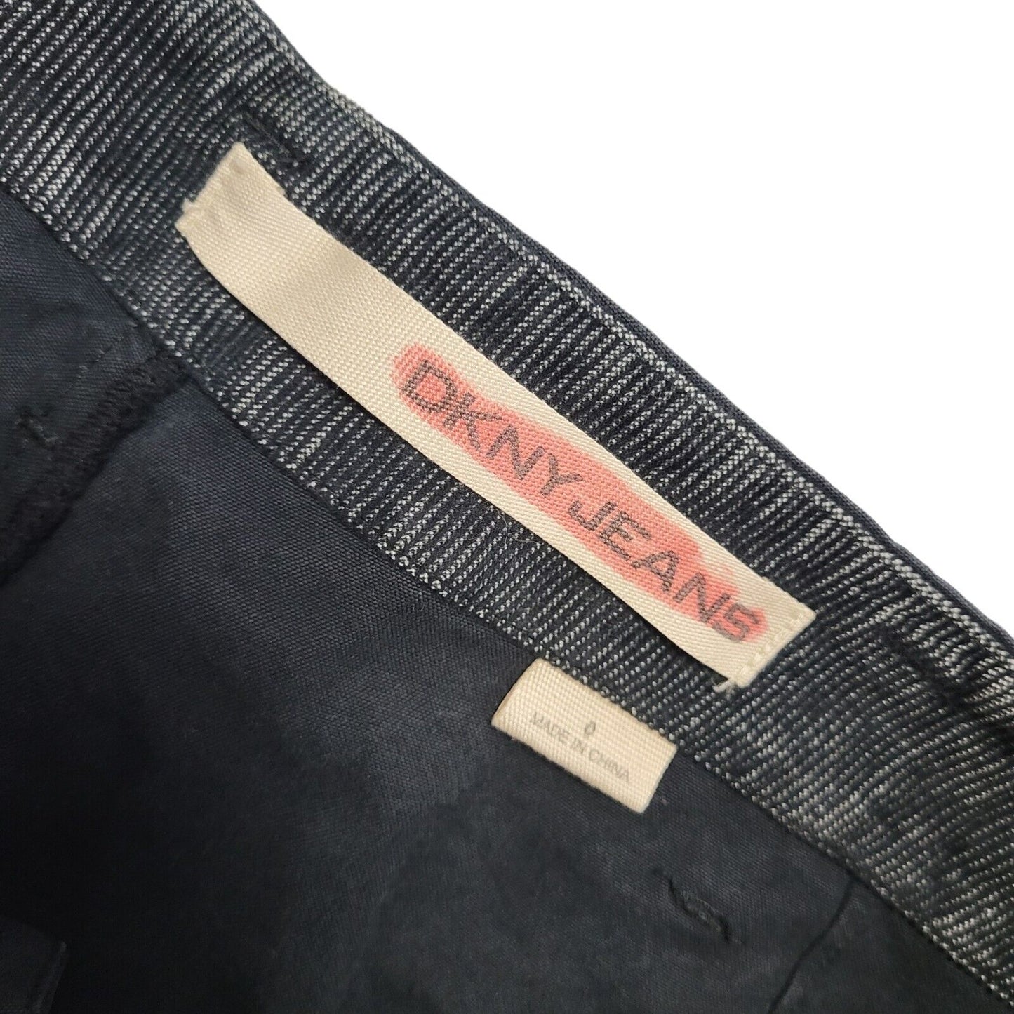 DKNY Jeans Black Tapered Leg Cargo Trousers Women's Size 10 W28 L30