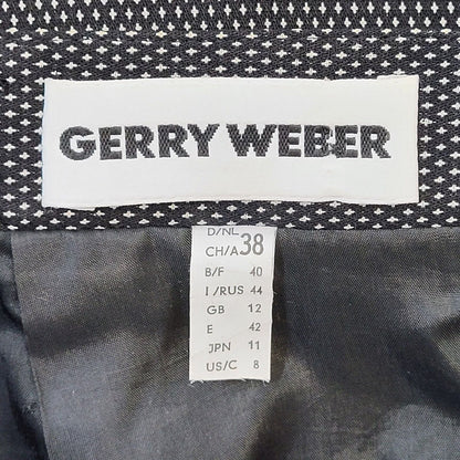 Gerry Weber 90s Vintage Black & White Pencil Skirt Women's Size 12 W30