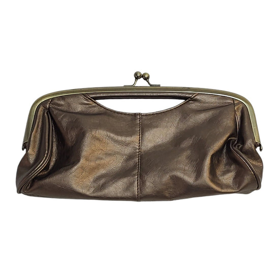New Look Brown Faux Leather Small Clutch Bag Uk Women's Size 6" x 12"