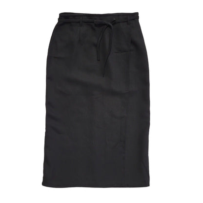 Marks and Spencer Vintage 90's Black Belted Pencil Skirt Womens UK 12 W26
