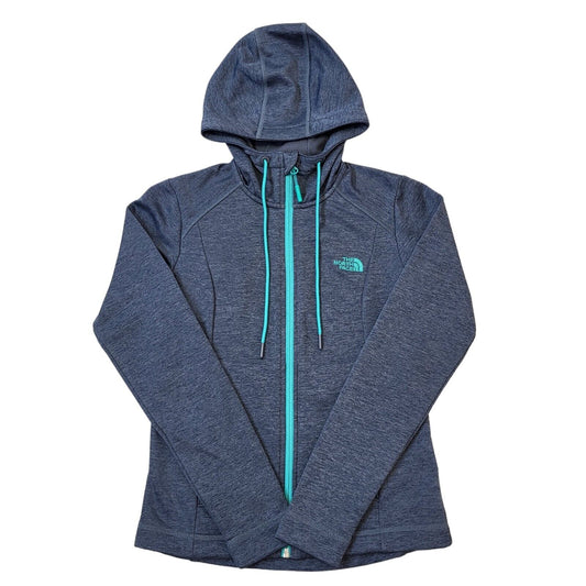 The North Face Blue Hooded Zip Up Jacket Women's Size XS