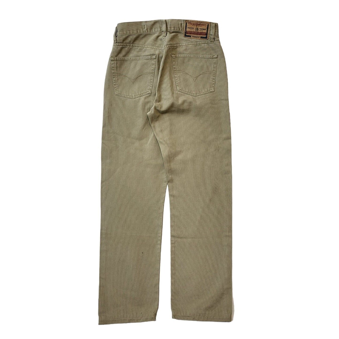 Diesel Y2k Vintage Beige Straight Denim Jeans Men's Size M W32 L32