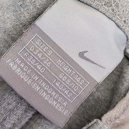Nike Vintage Y2K Grey Tapered Tracksuit Pants Womens UK S W32 L27