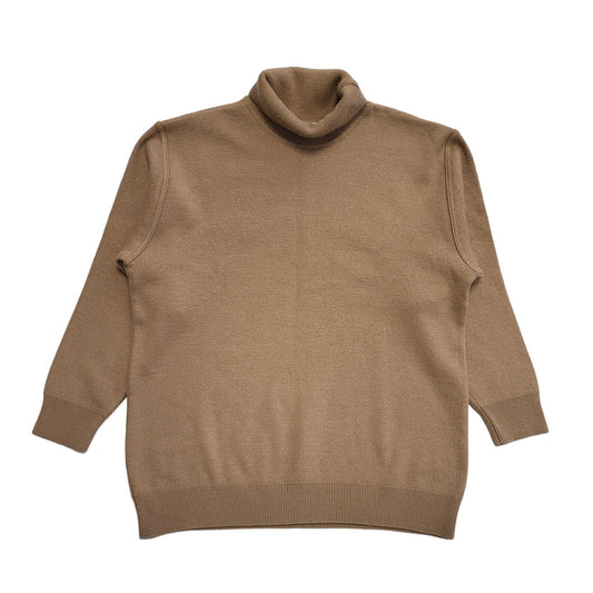 Canda Vintage 80's Brown Roll Neck Jumper Womens UK XL