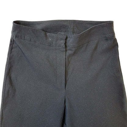 Clockhouse 90s Vintage Black Glittery Dress Trousers Women's Size 12 W30 L30