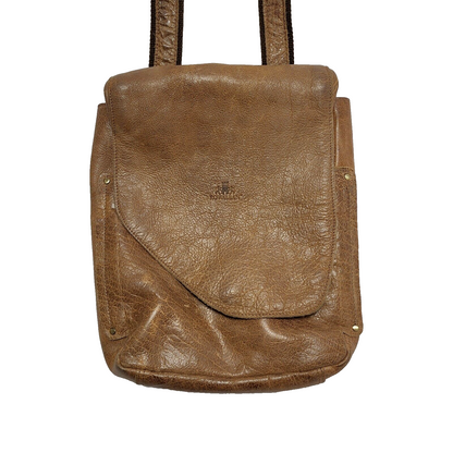 Rowallen Brown Vintage Leather Satchel/Top Handle Bag Uk Women's 13" x 10"