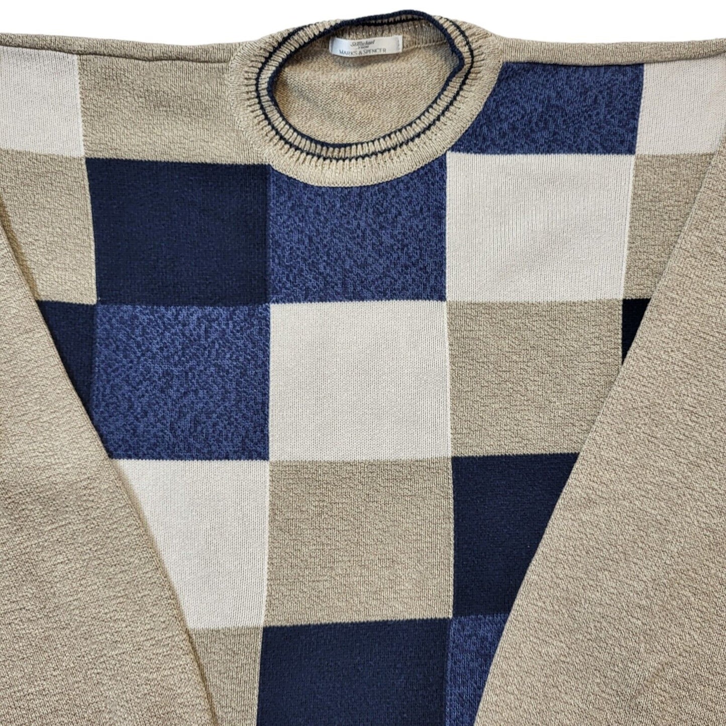 St Michael 90s Vintage Cotton Jumper Men's Size Large