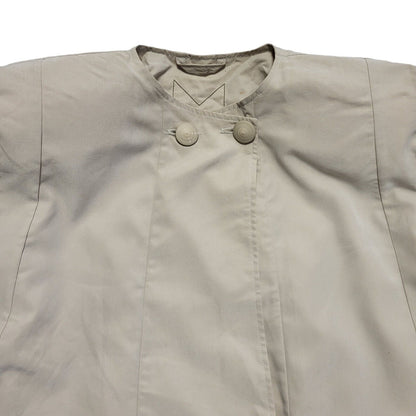 Vitti Brown Beige Button Snap Jacket Uk Women's Size 22