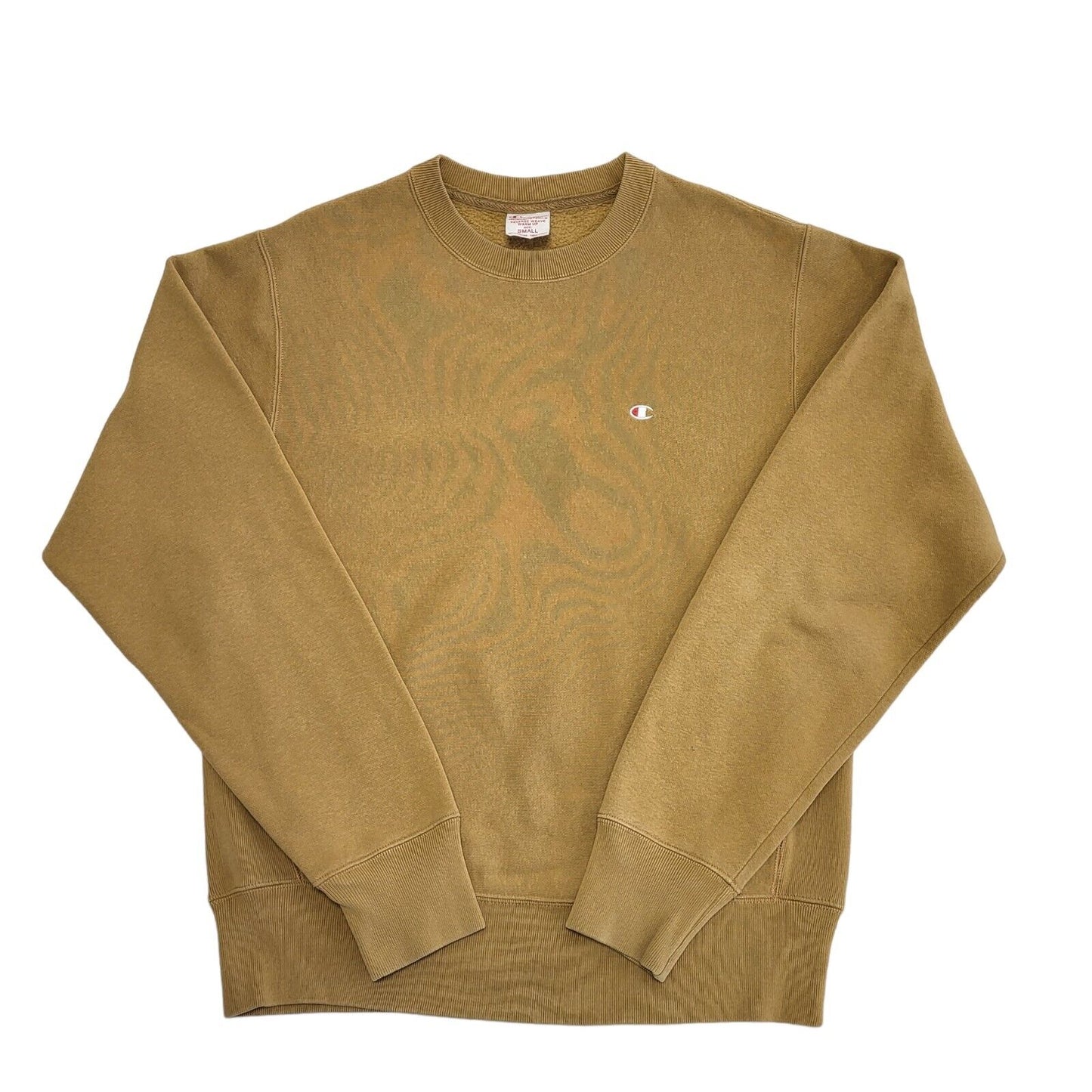 Champion Reverse Weave Brown Crew Neck Sweatshirt Men's Size S