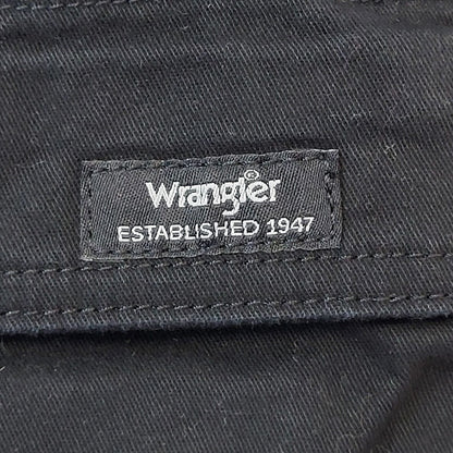 Wrangler Black Cargo Relaxed Fit Trousers Vintage Men's Size XL W36 L32