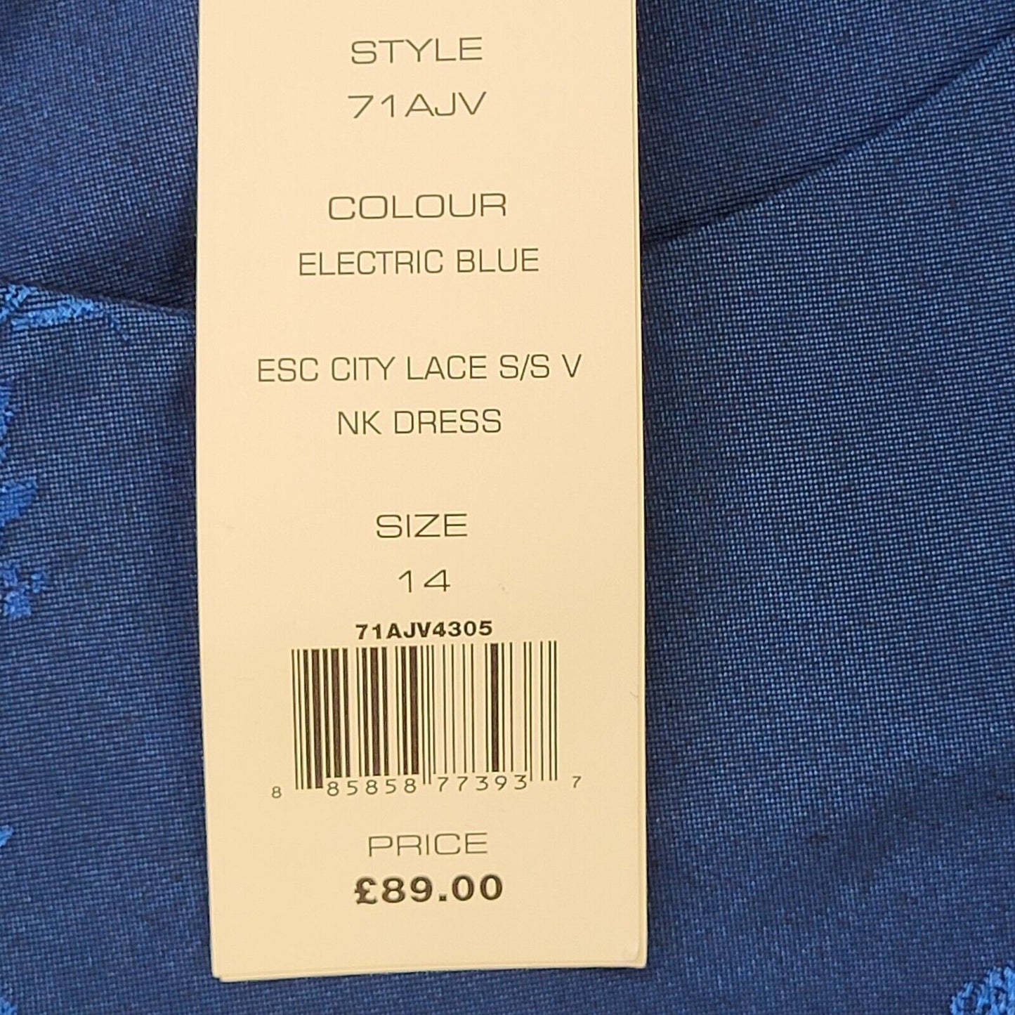 French Connection Vintage 90s City Lace Sleeveless Dress Uk Women's Size 14 Bnwt