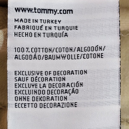 Tommy Hilfiger Beige 90s Vintage Denim Jacket Uk Women's Size XL