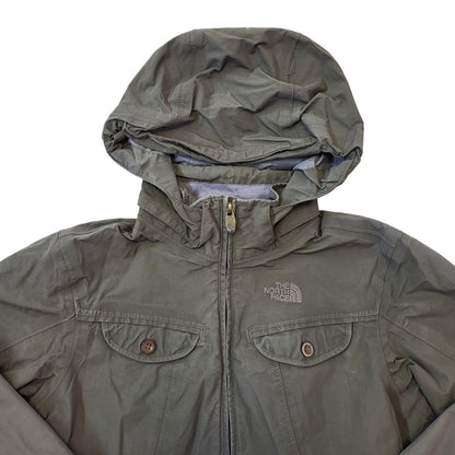 The North Face Hyvent Green Hooded Zip Up Sports Jacket Women's Size M