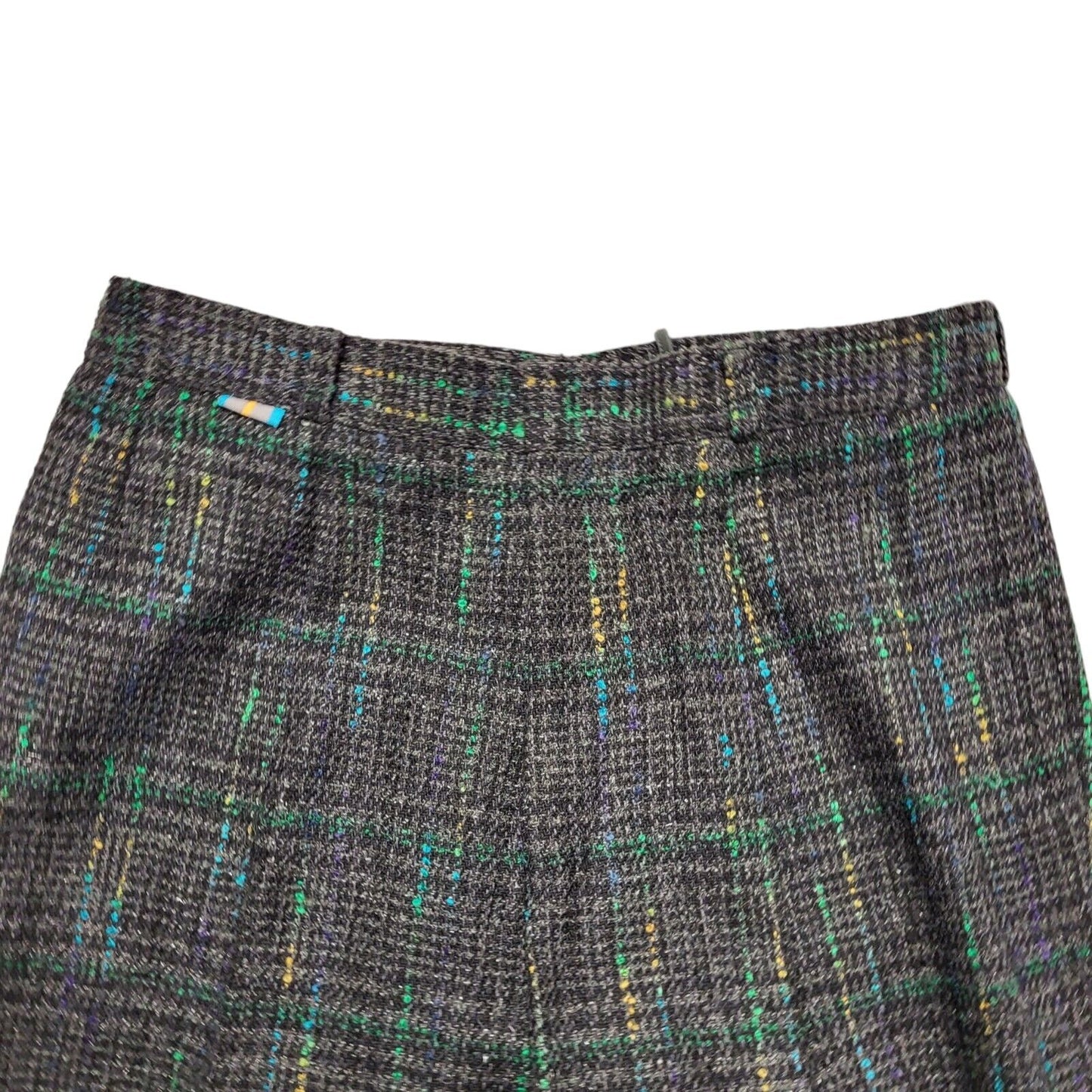 Flex Blue Plaid Wool Blend 2 Piece Suit & Trousers Uk Men's Size XL 46" W32 L32