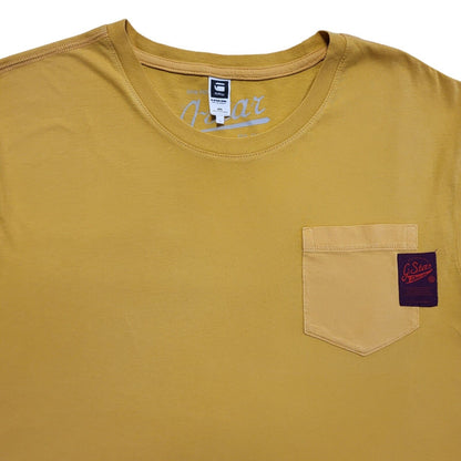 G-Star Raw Orange Vintage Y2K    Short Sleeve T-Shirt Uk Men's L