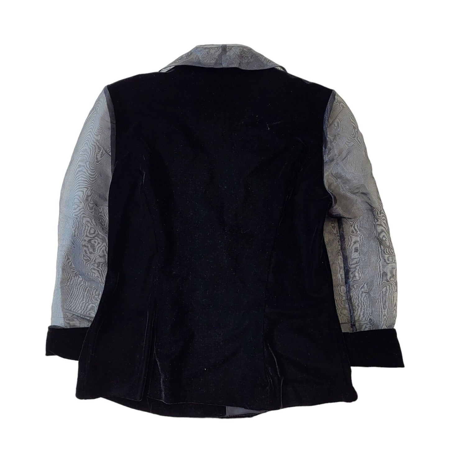 Alex Evenings 80s Vintage Black Button-Up Jacket Women's Size Small