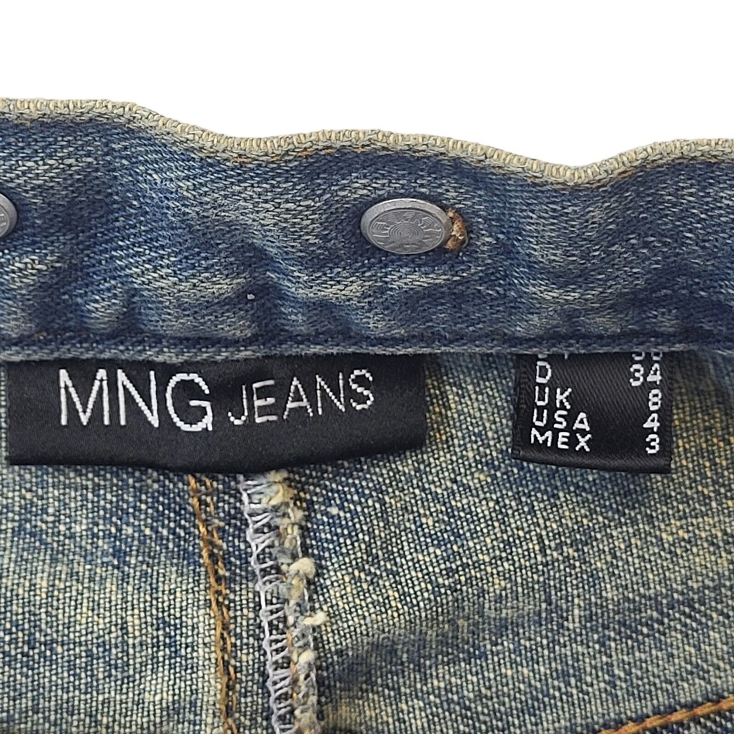 MNG Jeans Y2K Blue Bootcut Denim Jeans  Women's Size 8 W26 L32