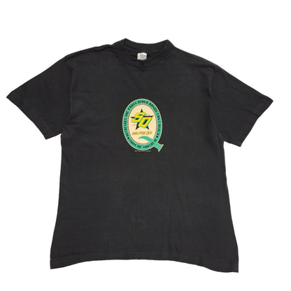 Vintage 90's Black Status Quo Summer '95 Rock Band Tour T-Shirt Mens Size XL
