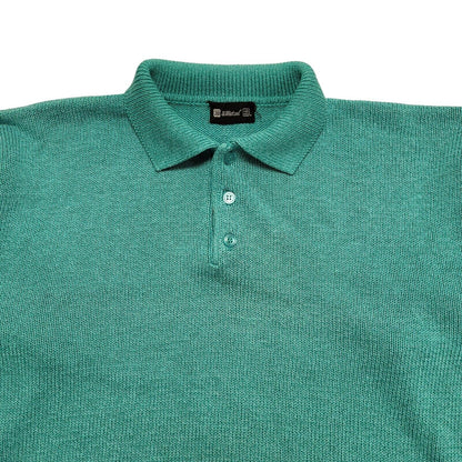 St Michael 80's Teal Collared Knit Jumper UK Women's Size 10