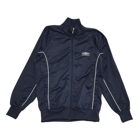 Umbro 90s Vintage Navy Blue Tracksuit Top/Jacket Uk Men's Size Small