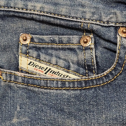Diesel Y2K Bootcut Blue Jeans Womens UK Size 10 (usa 14) W28 L30