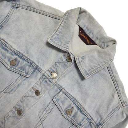 Lone Star Light Blue 90s Vintage Button Denim Jacket Uk Women's Size 14